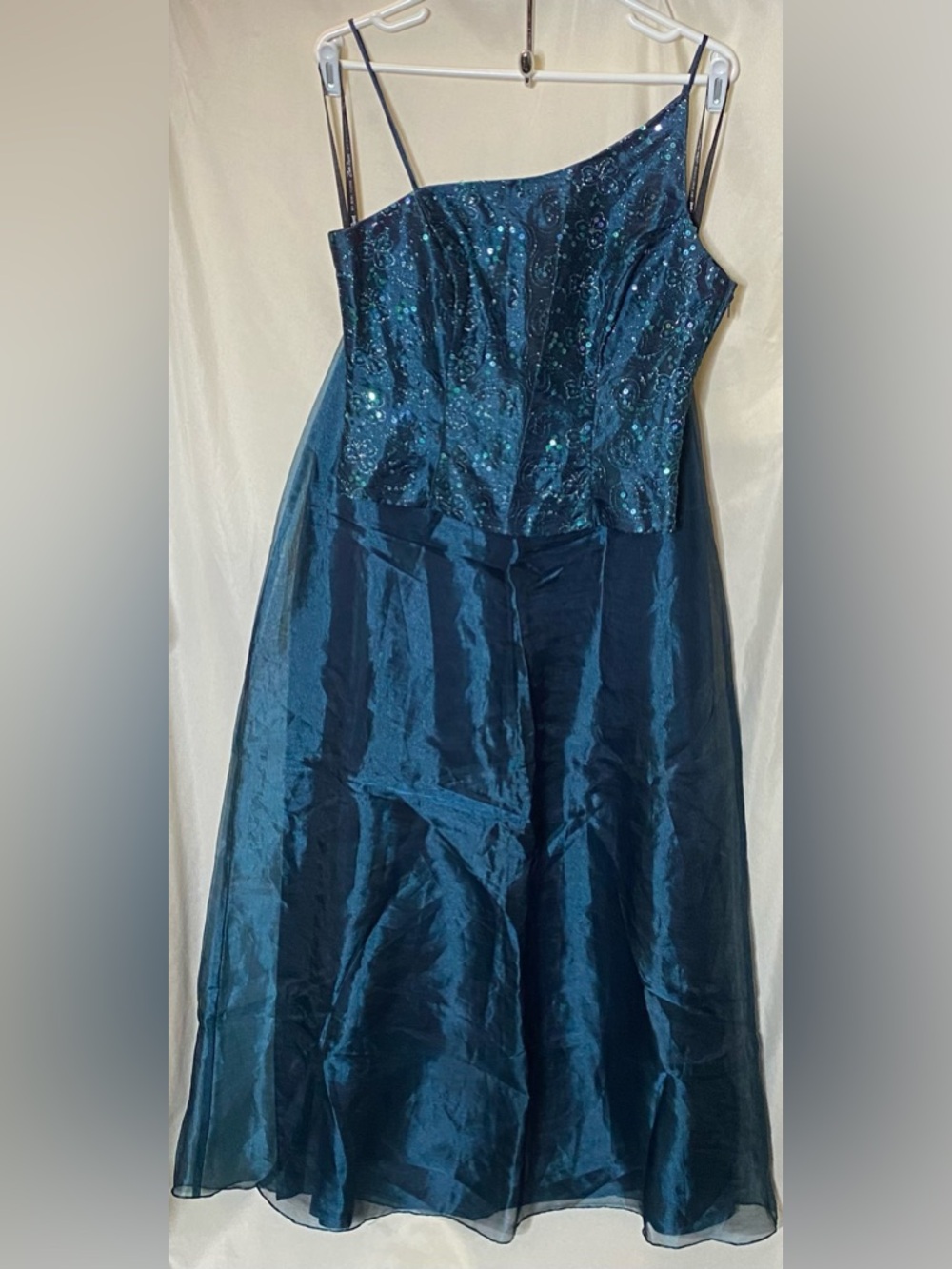 Vintage Y2K Zum Zum by Niki Livas Iridescent 2 Piece Prom Set/Dress/Evening Gown